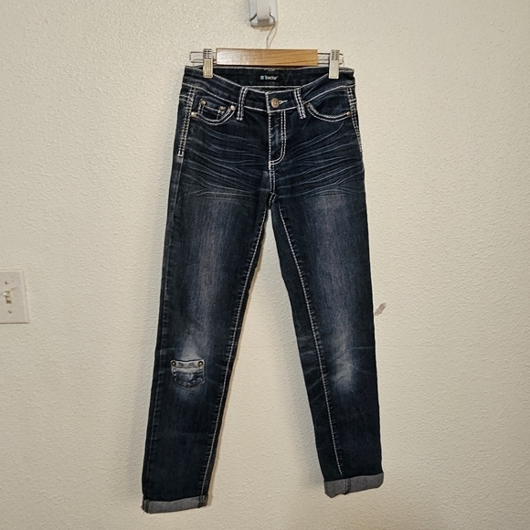 Girls Tractor distressed jeans size 14 - Picture 1 of 13